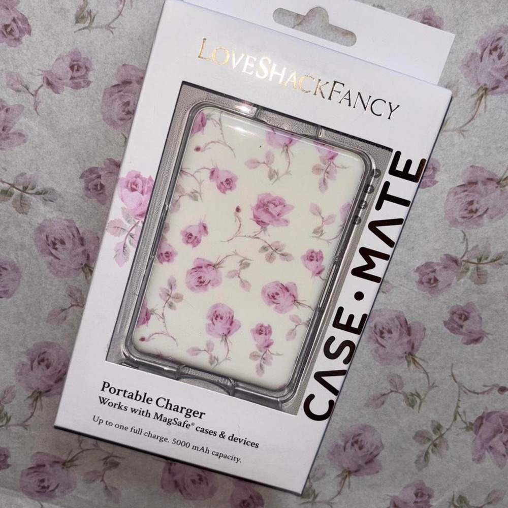 LoveShackFancy case mate portable charger MagSafe